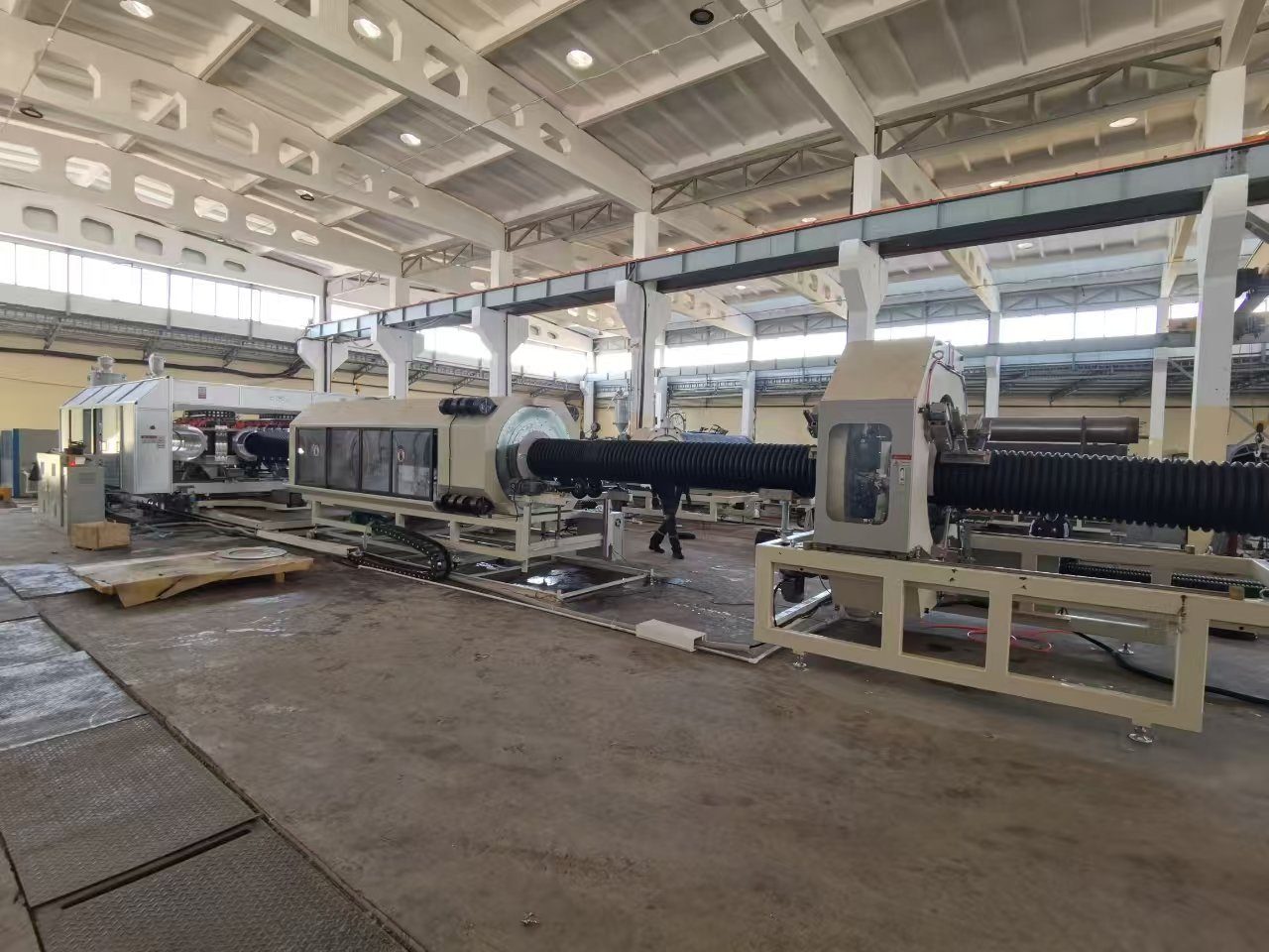 SL800 Production Line Installed in Central Asia — Water Supply Network Expansion