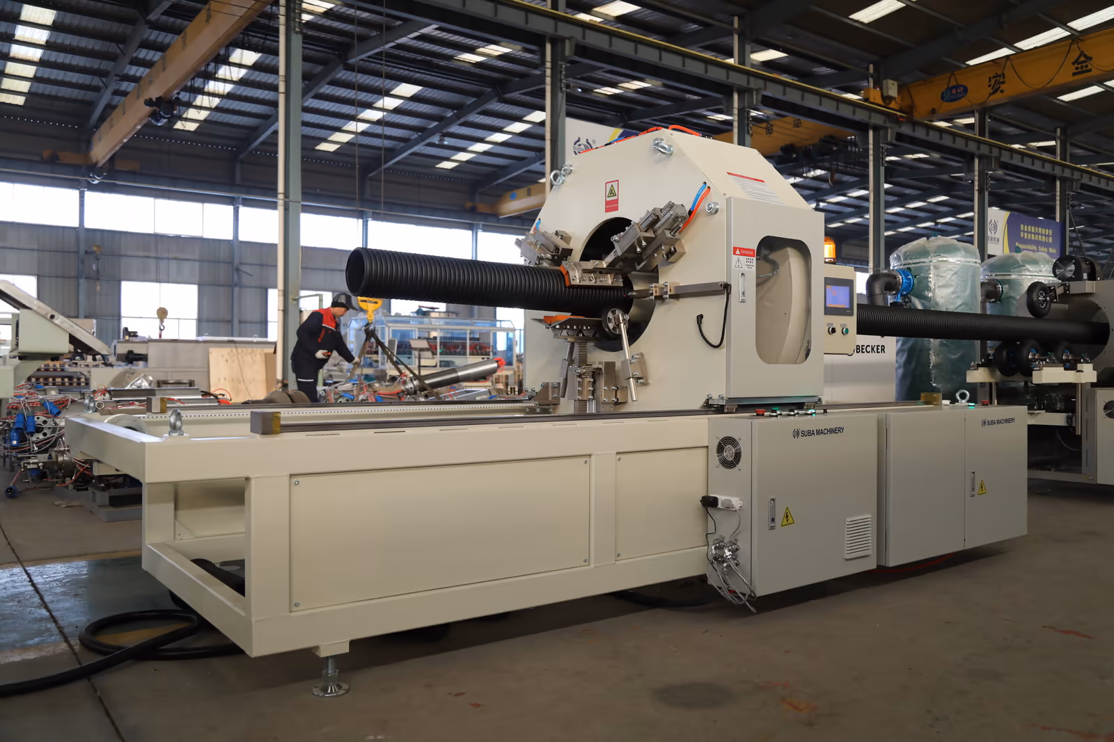 Cutter - The high precision cutter independently developed by Suba machinery realizes accurate cutting of straight pipes and flared pipes - 2